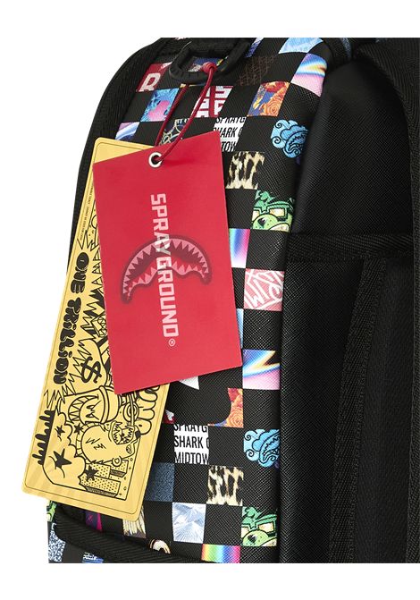 Zaino con stampa multicolor SPRAYGROUND | 910B8671NSZCRAZY CHECK